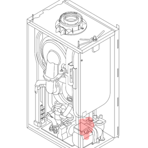 7683974 - BAXI - 600 Range - 630 - Return Block Assembly 12L